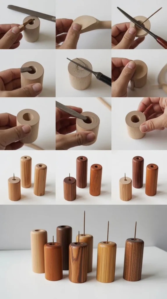 Wooden Incense Holders