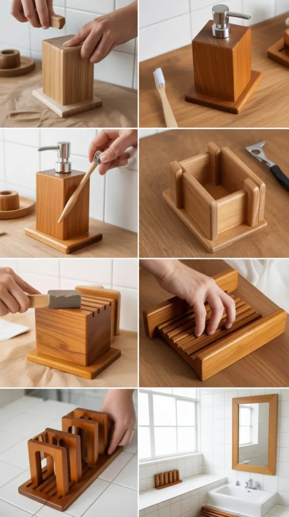 Wooden Bathroom Accessories