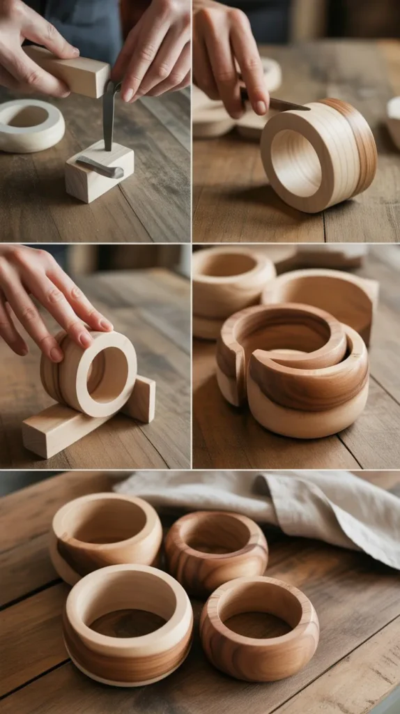 Wooden Napkin Rings