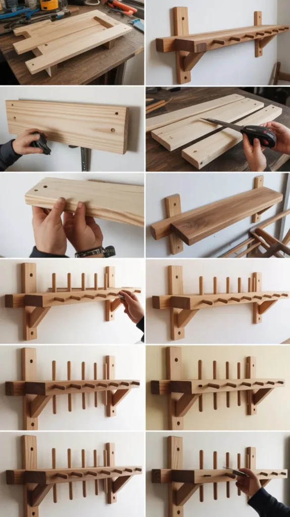 . Wooden Coat Racks