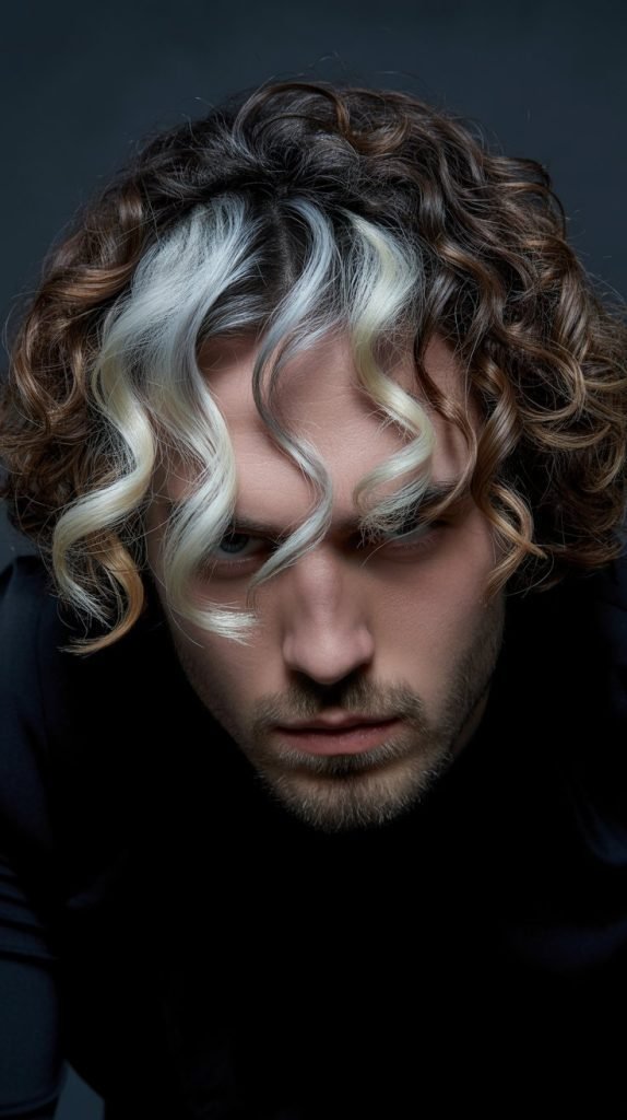 24. Silvery Ash Blonde Statement Pieces