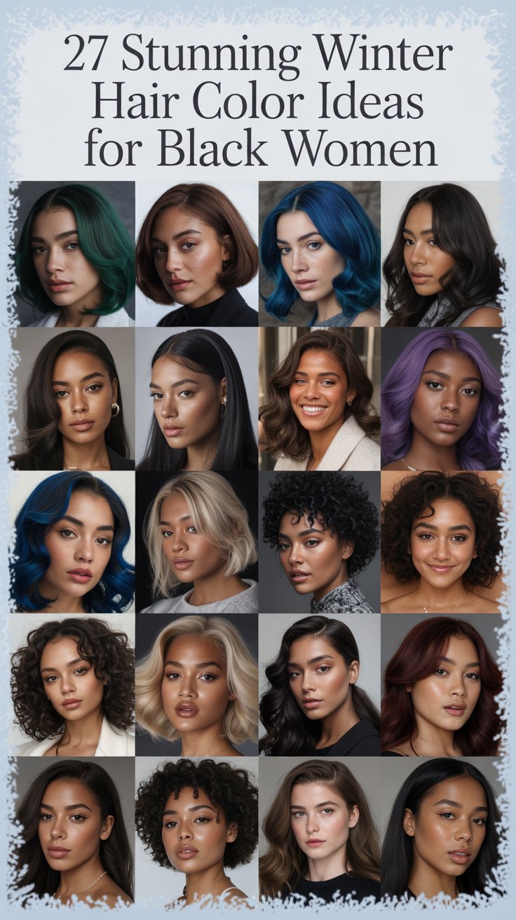 27 Stunning Winter Hair Color Ideas for Black Women
