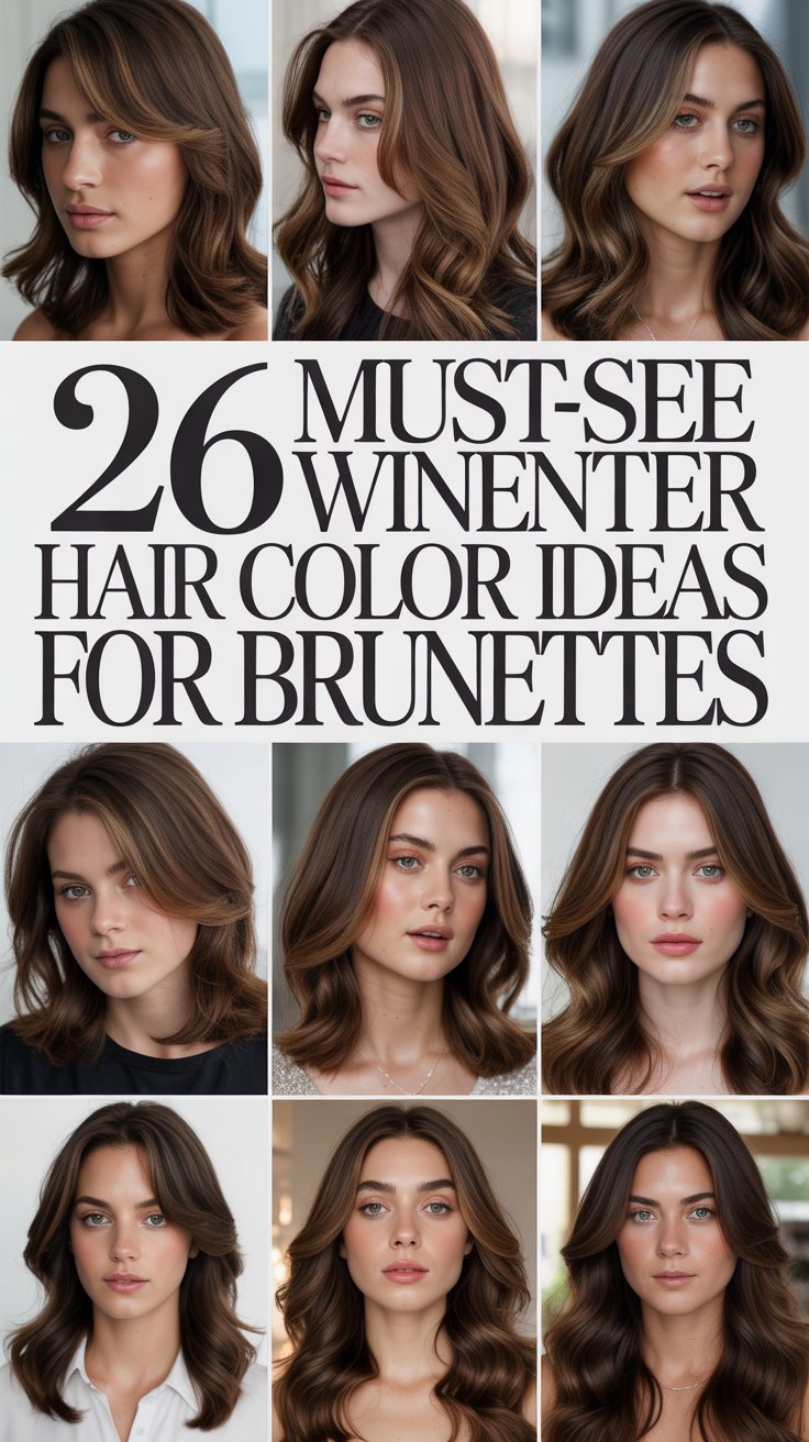 26 Must-See Winter Hair Color Ideas for Brunettes