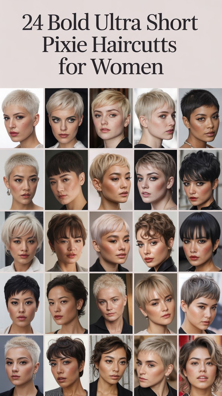 24 Bold Ultra Short Pixie Haircuts for Women