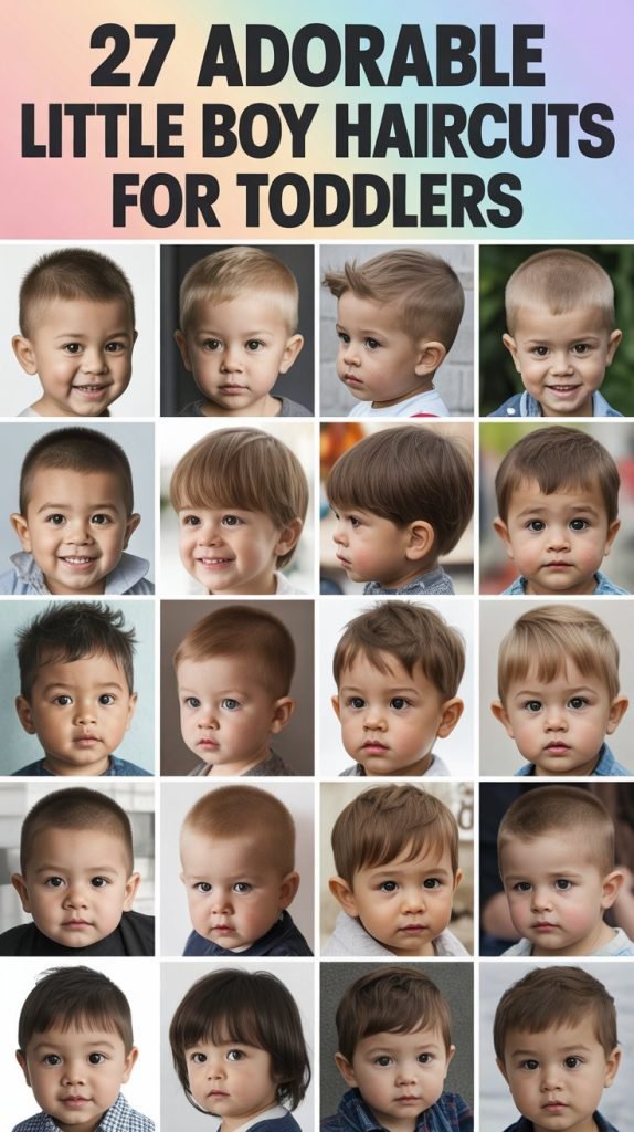 27 Adorable Little Boy Haircuts for Toddlers