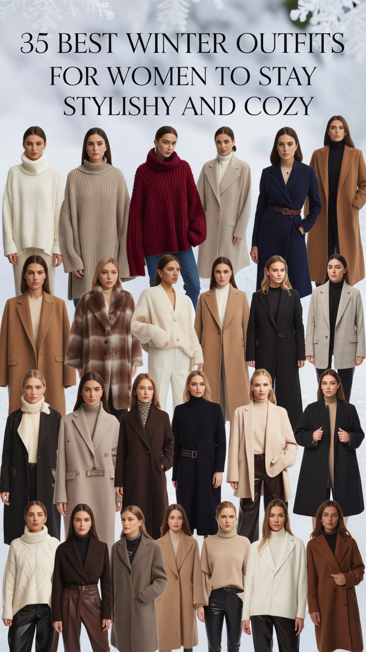 35 Best Winter Outfits for Women to Stay Stylish and Cozy