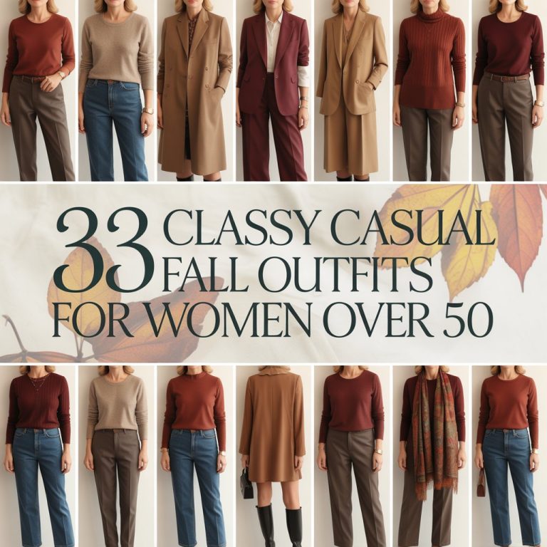 33 Classy Casual Fall Outfits for Women Over 50