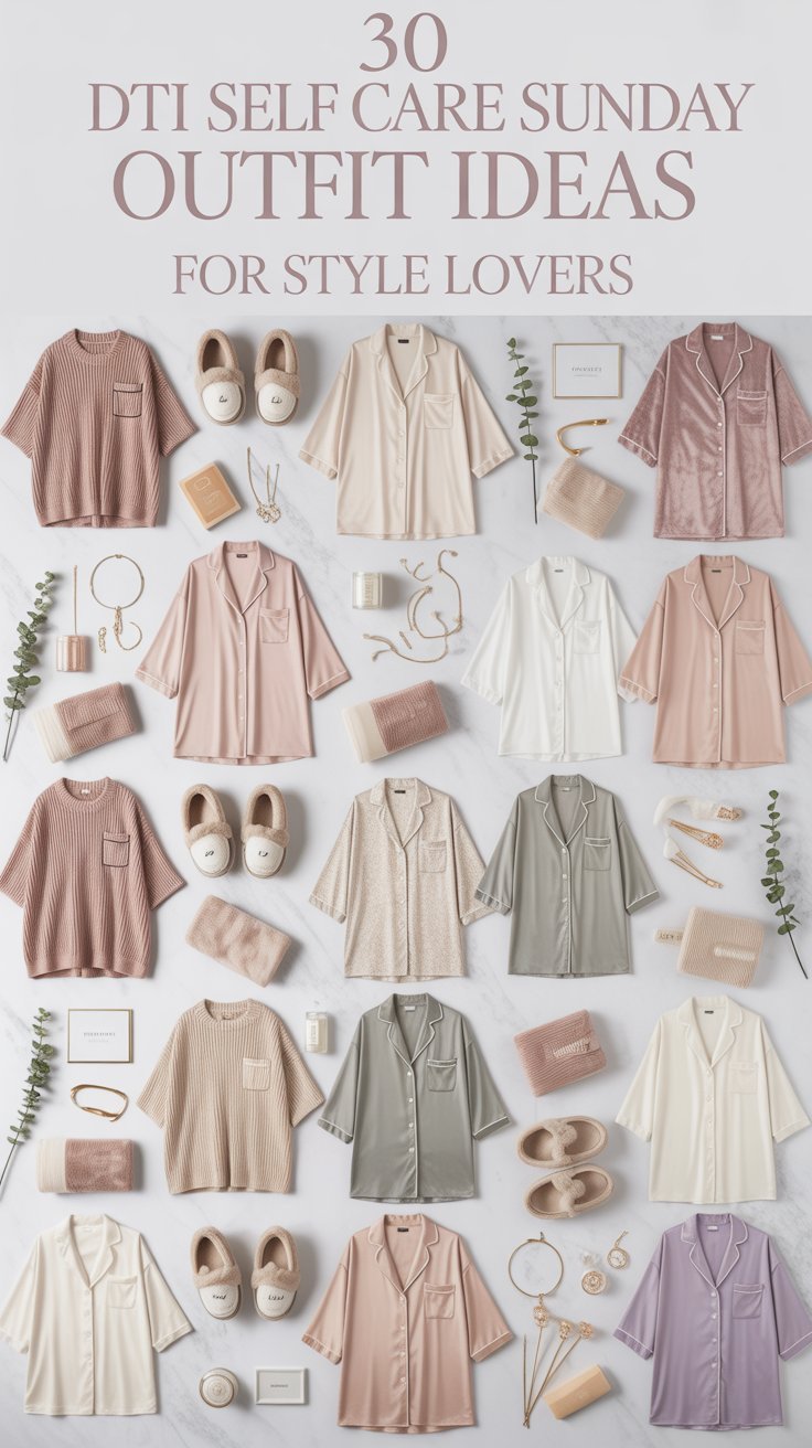 30 DTI Self Care Sunday Outfit Ideas for Style Lovers