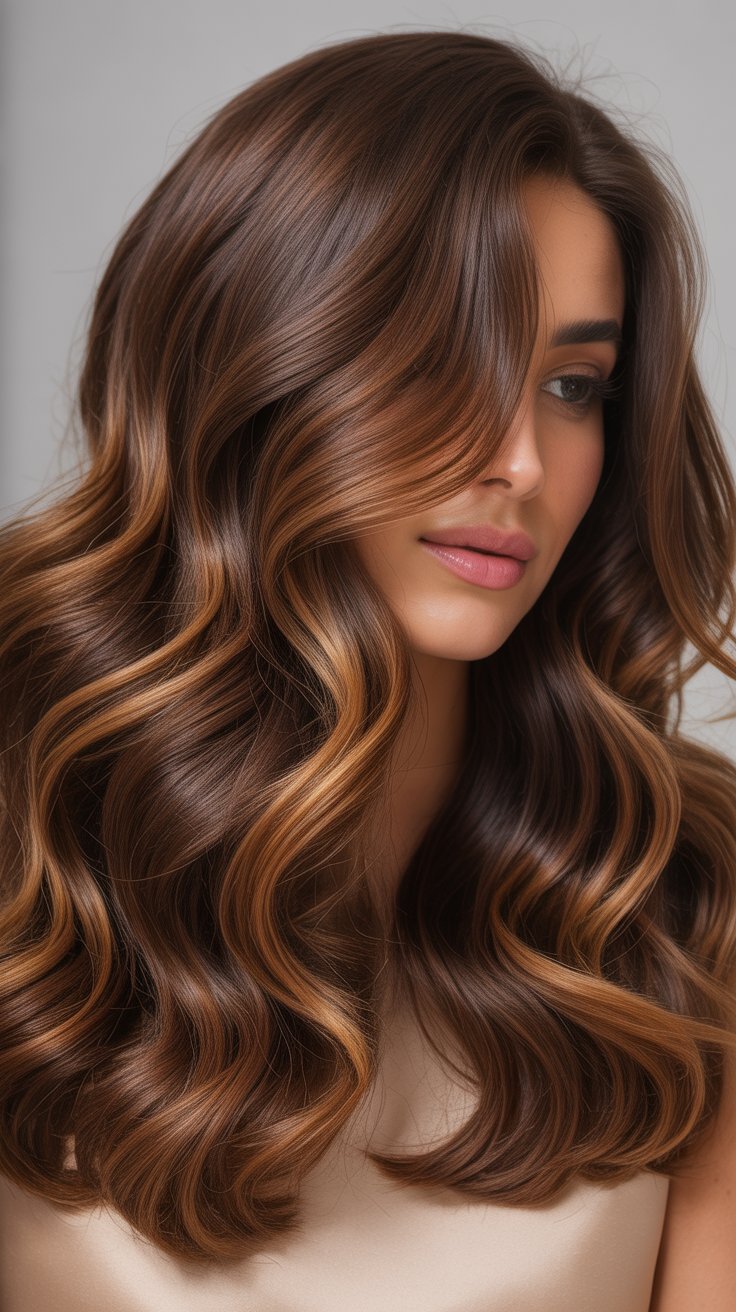 Best Brown Hair with Caramel Highlights Looks