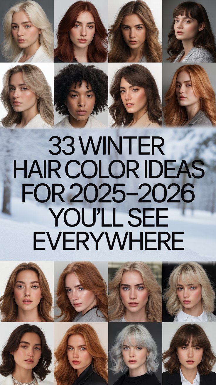 33 Winter Hair Color Ideas for 2025–2026 You'll See Everywhere