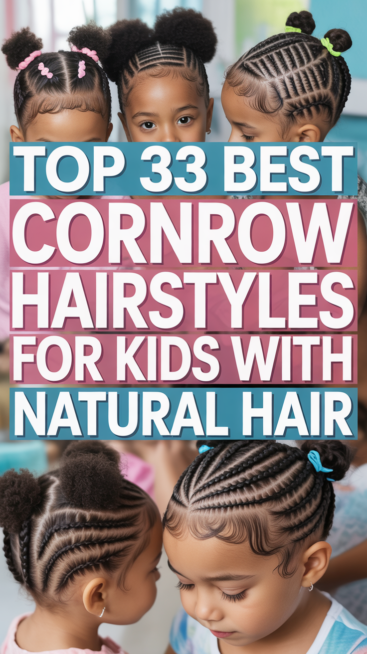 Best Cornrow Hairstyles for Kids with Natural Hair