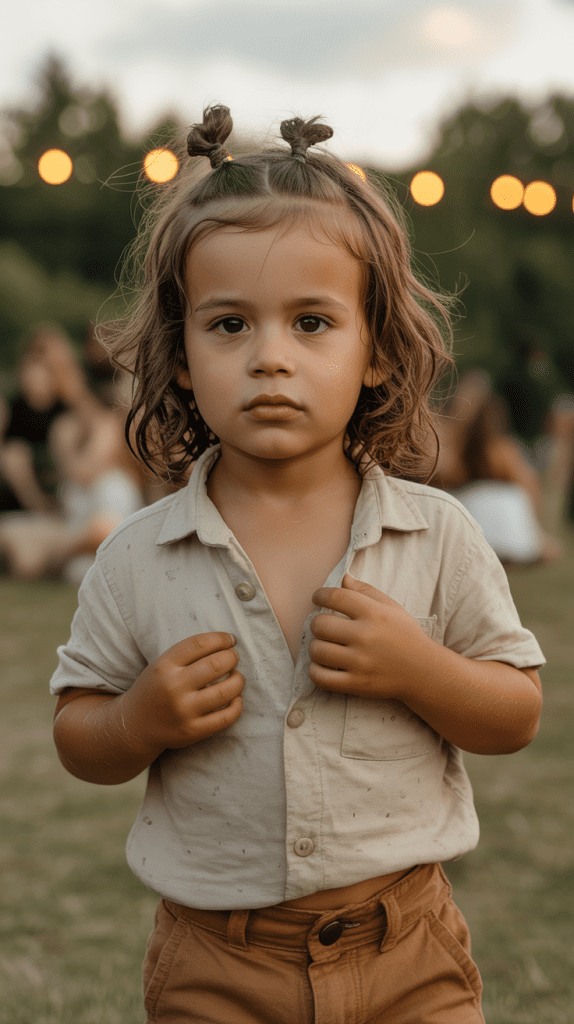 Long Hair with Braided Details