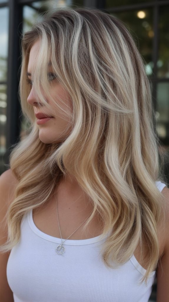 Ash Blonde Highlights