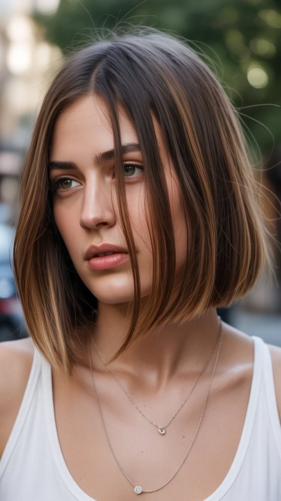  Asymmetrical Long Bob