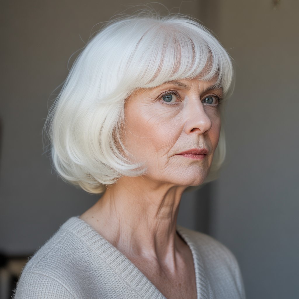 Chin-Length Blunt Bob