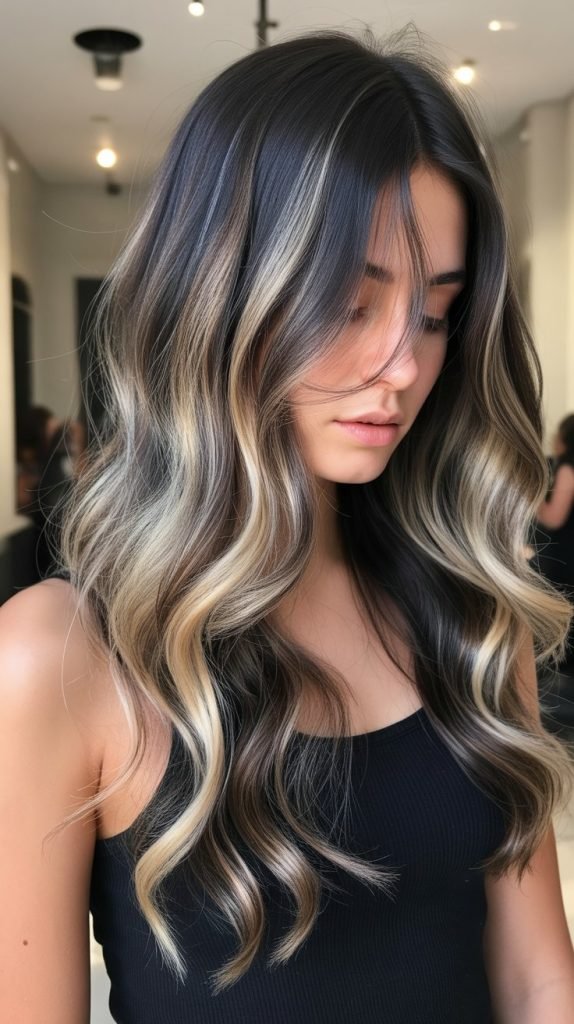 21. Blonde Balayage with Lowlights