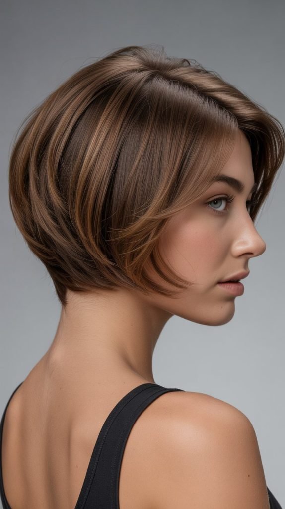 32. Stacked Inverted Bob for Square Faces