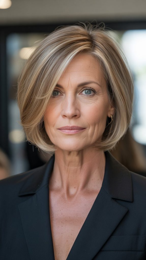 11. A-Line Bob with Graduated Layers