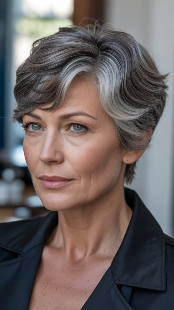 40. Shadow Weave with Charcoal and Silver