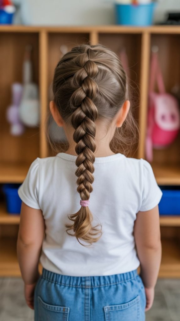 9. French Braid Down the Back