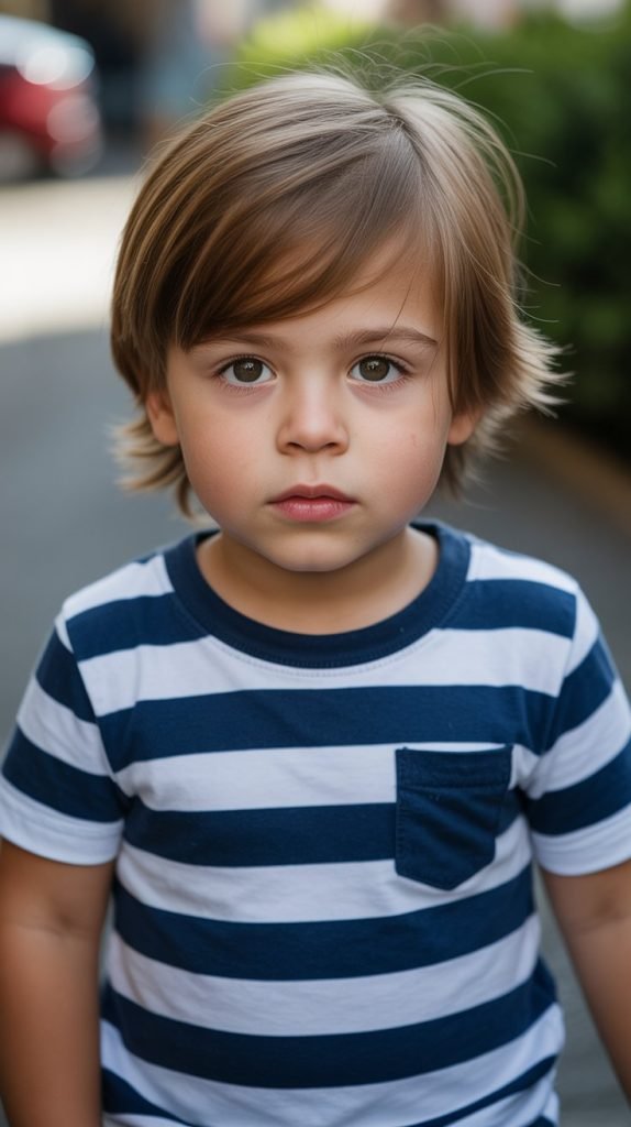 25. Side Swept Fringe