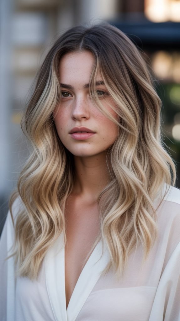 13. Vanilla Blonde Balayage