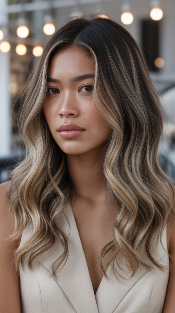 8. Champagne Blonde Balayage