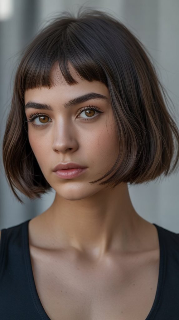 27. The Bob with Baby Bangs