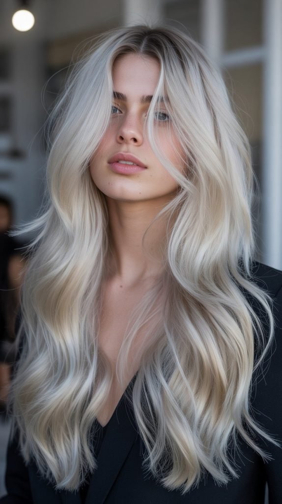 12. Pearl Blonde Balayage
