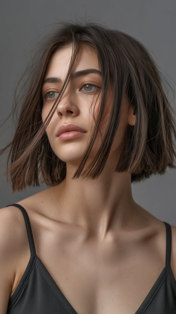 23. Choppy Bob with Disconnected Layers