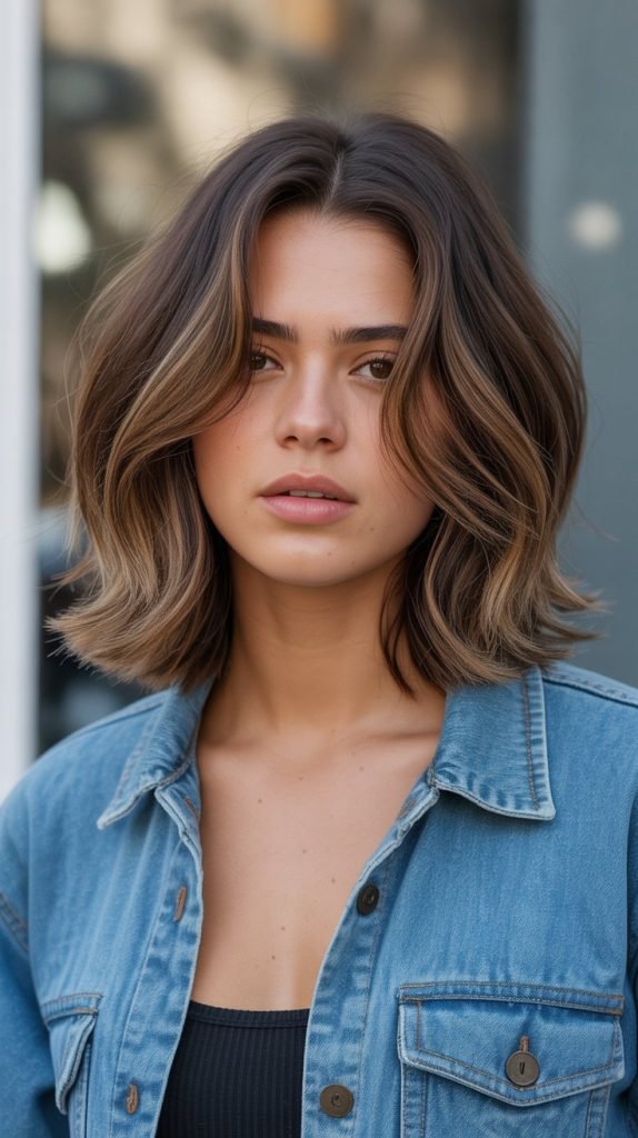 7. Choppy Lob (Long Bob)