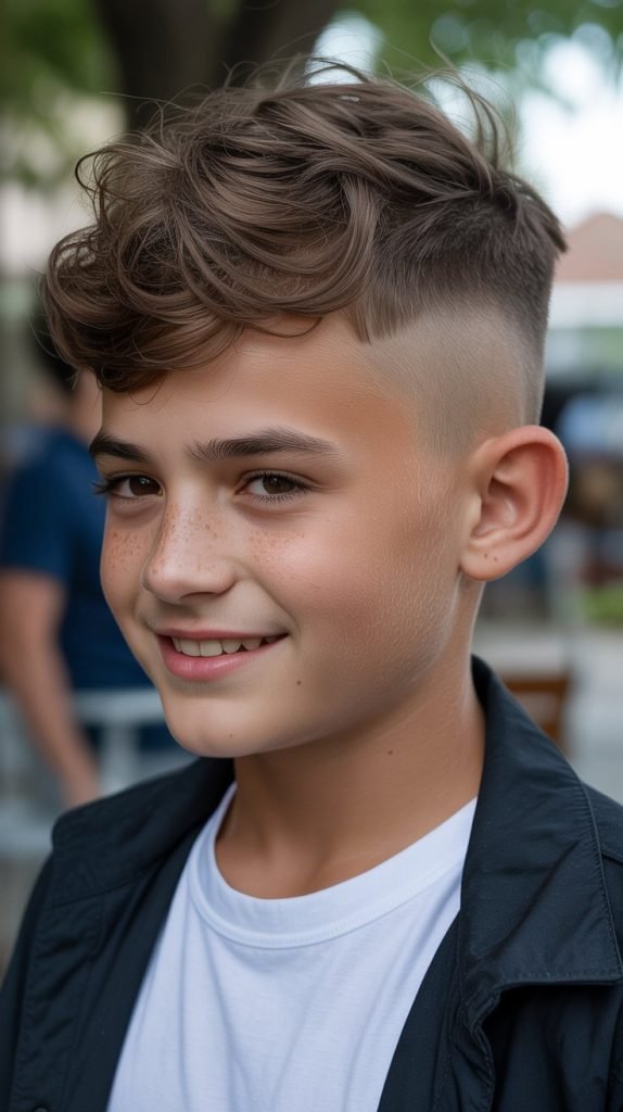 2. High Fade with Textured Top