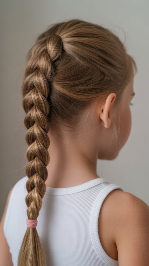 13. Rope Braid Ponytail