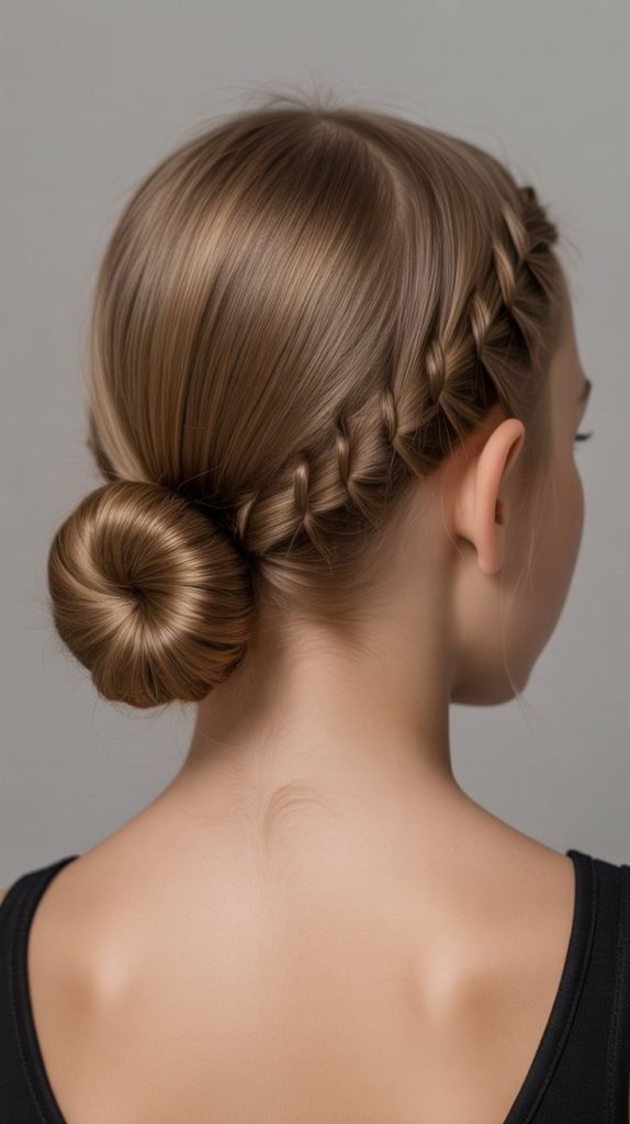 9. Low Twisted Bun