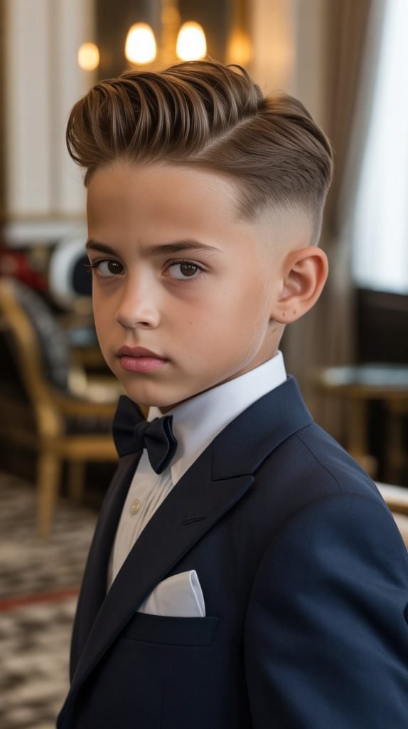 5. Skin Fade with Pompadour