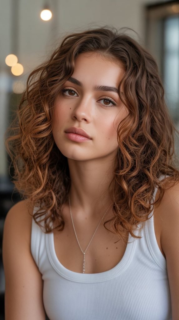 16. Cinnamon Spice Balayage