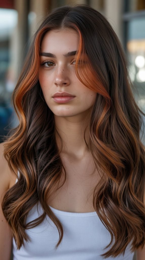 27. Copper Penny Balayage