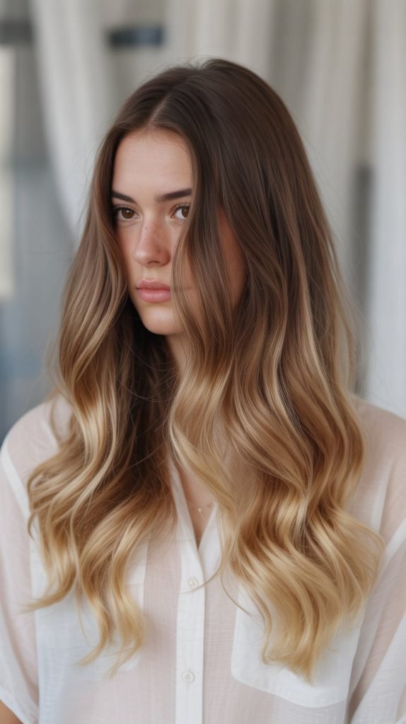 5. Honey Blonde Ombre