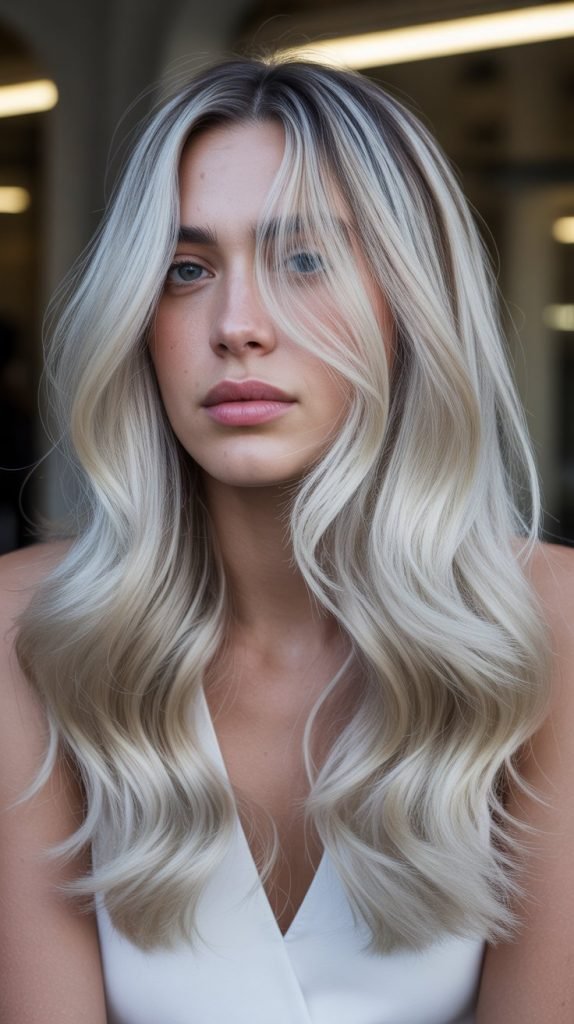 16. Pearl Blonde Highlights