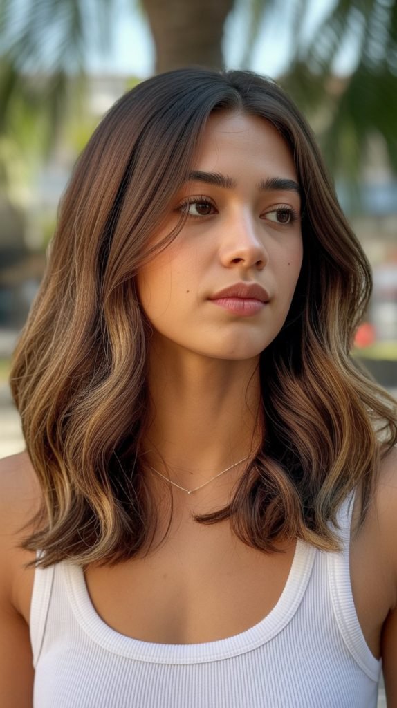 21. Pecan Brown Balayage