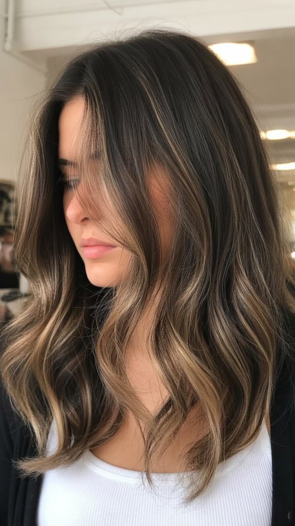 13. Toffee Balayage Highlights