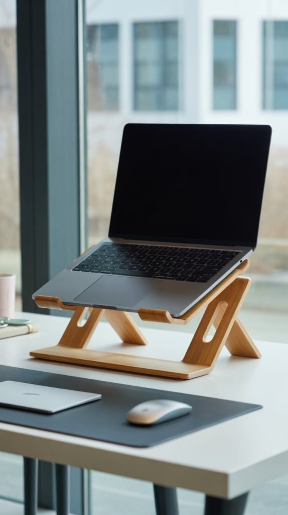 36. Wooden Laptop Cooling Stands