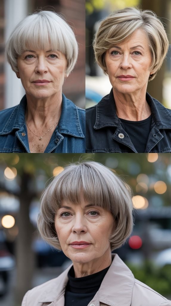 28. Classic Bowl Cut with Modern Twist