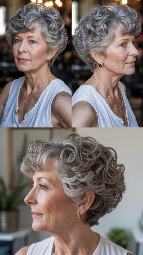 The Soft Curly Pixie