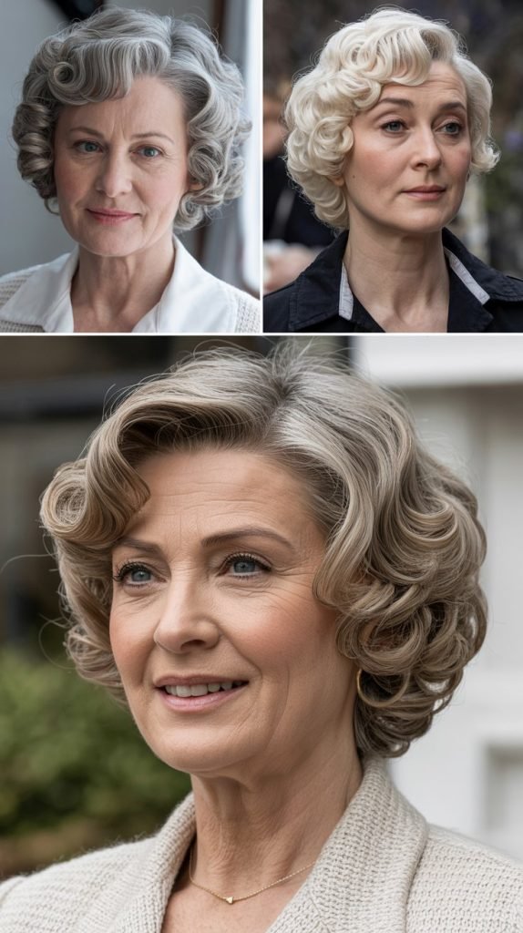  The Vintage-Inspired Short Curl