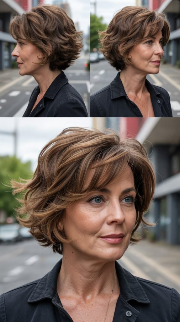  Choppy Midi Cut with Textured Ends