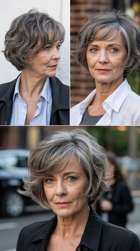 27. Edgy Textured Bob