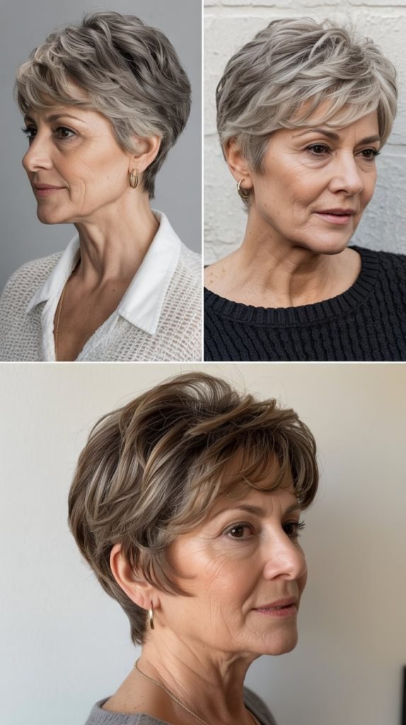 The Layered Pixie with Height