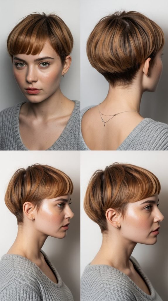 Bowl Cut Inspired Pixie