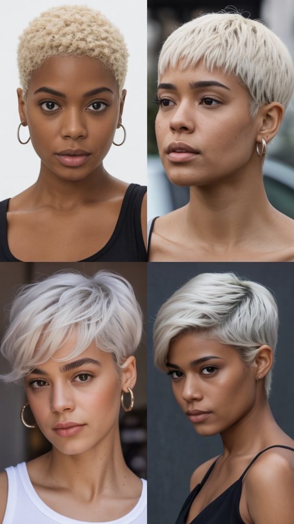 29. Pixie with Platinum Blonde